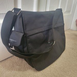 Emporio Armani Messenger Crossbody Bag Travel Bookbag NWOT